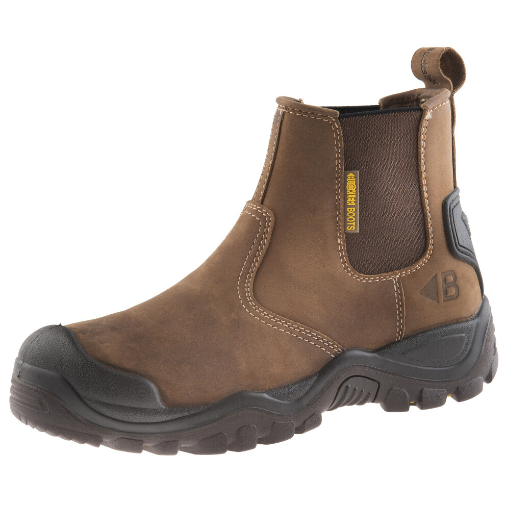 Buckler Boots BSH006BR Safety Dealer Boot Brown UK 8 / EU 42