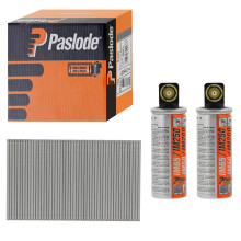 Paslode 16G Stainless Steel 50mm Straight Brad Nails (IM65 / IM250) (2000 Box + 2 Fuel Cells)