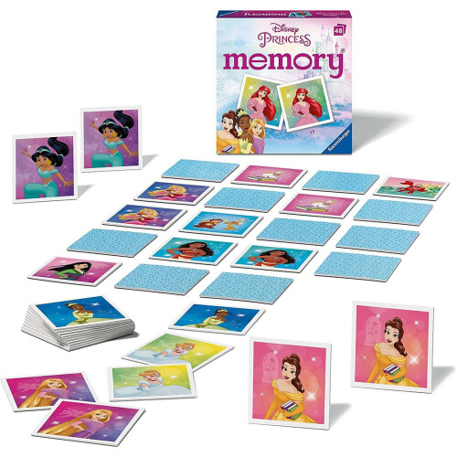 Ravensburger Ravensburger Disney Princess Mini Memory Game - Παιχνίδι Αντιστοίχισης για Παιδιά 3+ 1