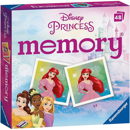 Ravensburger Ravensburger Disney Princess Mini Memory Game - Παιχνίδι Αντιστοίχισης για Παιδιά 3+ 2