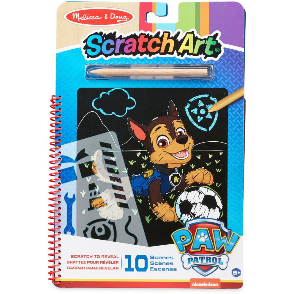 Melissa & Doug Paw Patrol Scratch Art - Chase