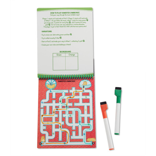 Melissa & Doug Melissa & Doug Wipe-off Activity Pad - Animal Games 1