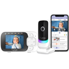 Hubble Nursery Pal Essentials 2.8" Video Baby Monitor White