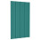 VidaXL vidaXL 12x Roof Panels Galvanised Steel Green Profile Sheet Shed Roof Panel 3