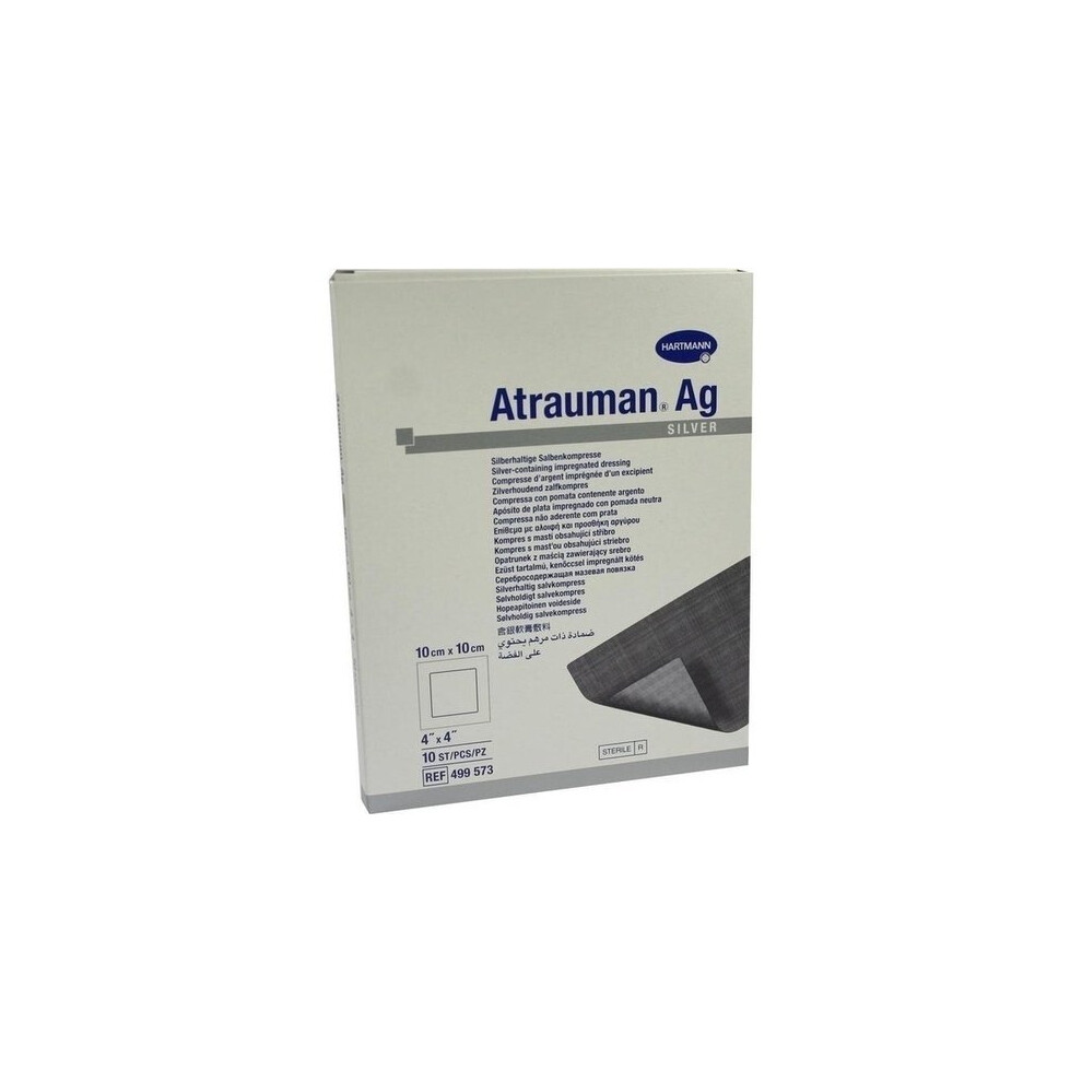 Atrauman Ag Sterile Dressings 10 X 10 Cm (Pack Of 10)