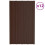 VidaXL vidaXL 12x Roof Panels Galvanised Steel Brown Profile Sheet Shed Roof Panel 1