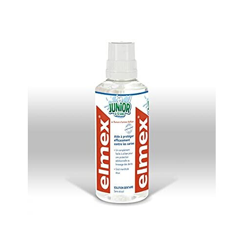 ELMEX Junior 6-12 ANS Solution dentaire sans alcool (400 ml)