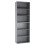URBN Living (Grey) Wide 6 Tier Book Shelf Bookcase Cabinet Display 1