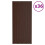 VidaXL vidaXL 36x Roof Panels Galvanised Steel Brown Profile Sheet Shed Roof Panel 1