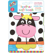 Galt Teether Soft Book - Farm