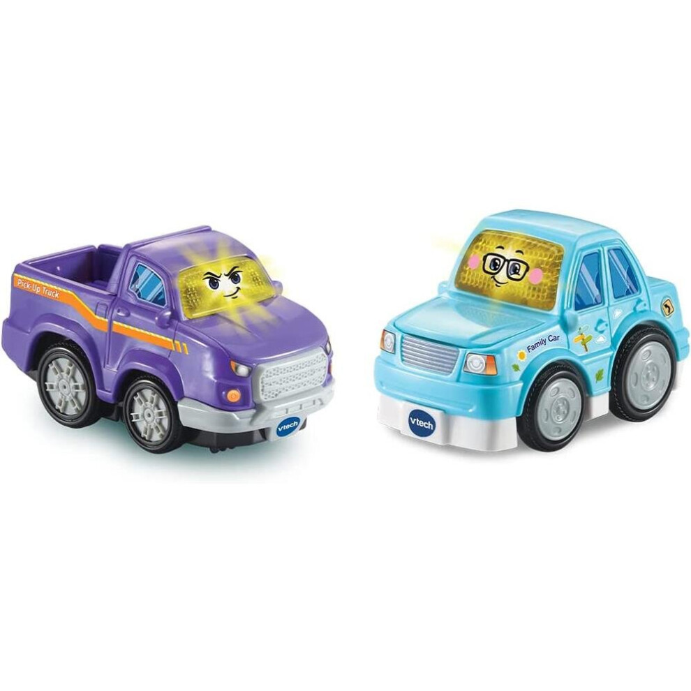 Vtech Toot-Toot Drivers 2pk Everyday Vehicles (Pick Up Truck & Family Car)