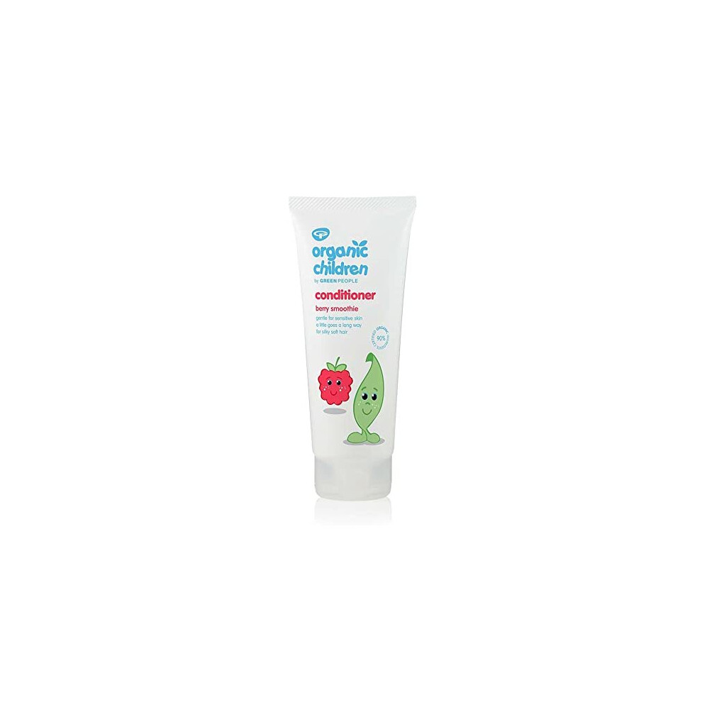 Green People Organic Children Berry Smoothie Conditioner 200ml | Natural & Organic Conditioner for Kids & Toddlers | Eczema-Friendly & Gentle on