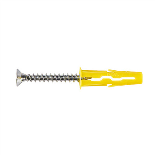 Rawlplug Universal Plug And Screw YELLOW (24 Pack) 2