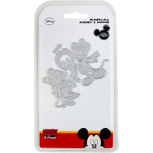 Disney Mickey & Minnie Mouse Panorama Christmas Metal Die Cardmaking