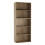 URBN Living (Oak) Wide 5 Tier Book Shelf Bookcase Cabinet Display 1