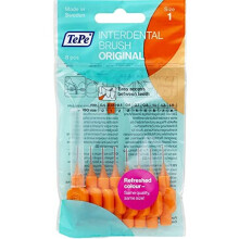 TePe Interdental Brushes - 10 Packets of 8 (80 Brushes) - (0.45mm Orange)