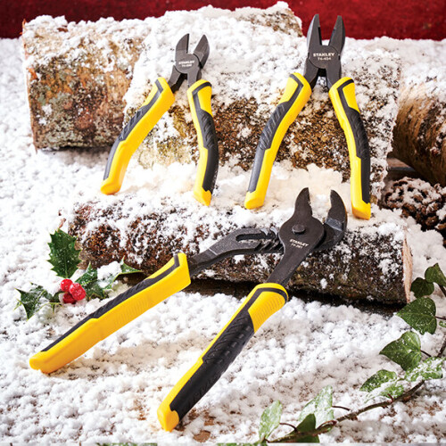 Black + Decker Stanley 3 Piece DynaGrip Plier Set - XMS22PLIER3