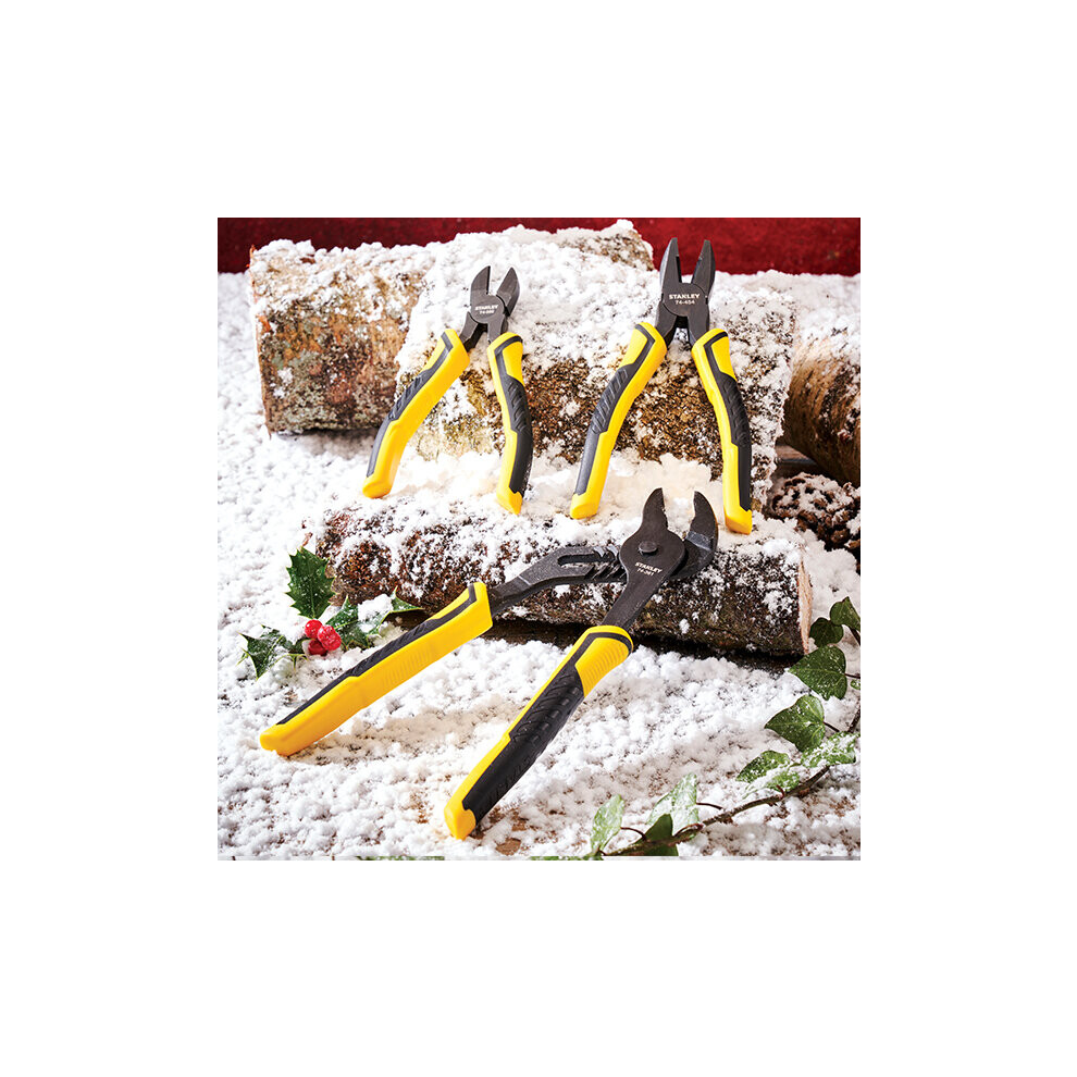 Black + Decker Stanley 3 Piece Dynagrip Plier Set - Xms22plier3