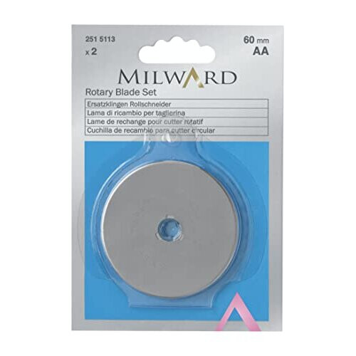 Milward Rotary Blade Set: 60mm Diameter: 2 Pieces, Assorted
