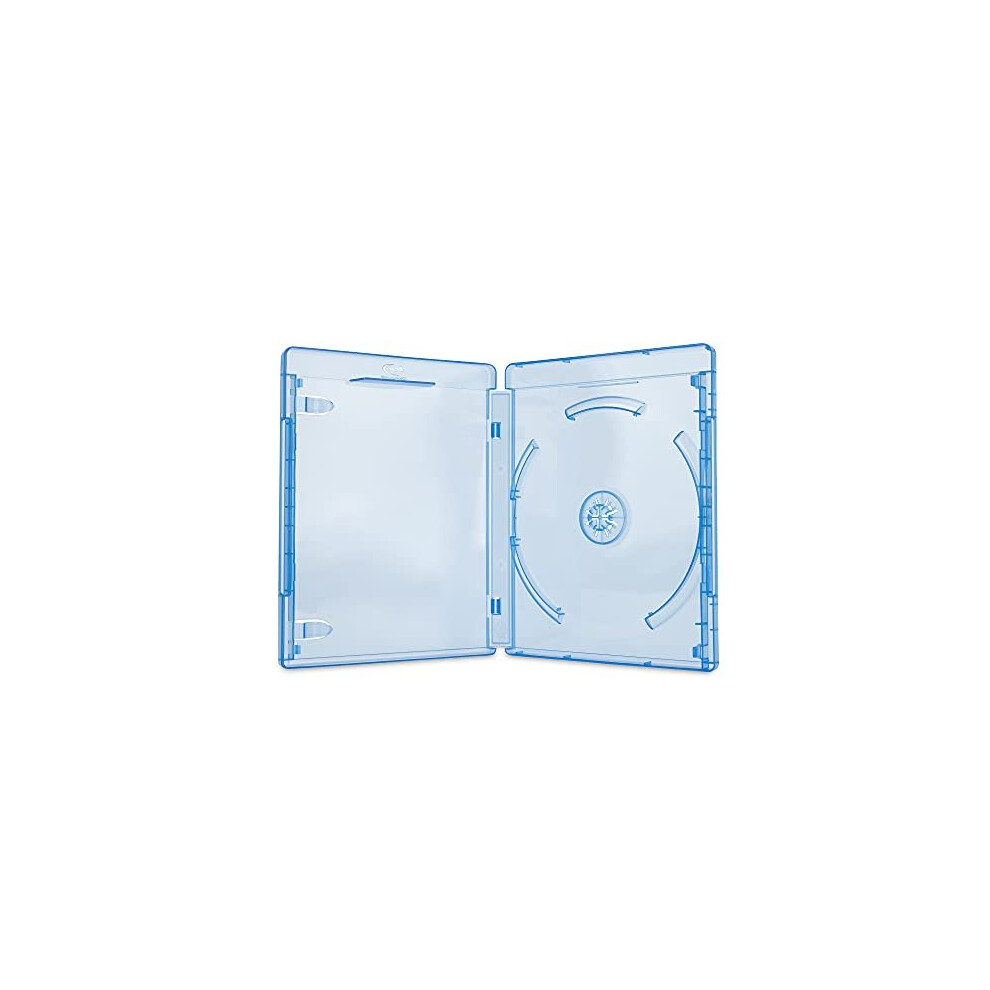 50 X Viva Elite Single Disc Blu-Ray Case 15Mm Spine By Dragon Trading Blue 3418352011518