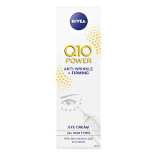Nivea Q10 Power Anti-Wrinkle + Firming Eye Cream 15ml - 100% Skin-Identical Q10, Reduces Wrinkles & Firms the Eye Area