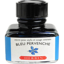 J Herbin 30 ml "D" Ink Bottle - Perin Winkle Blue