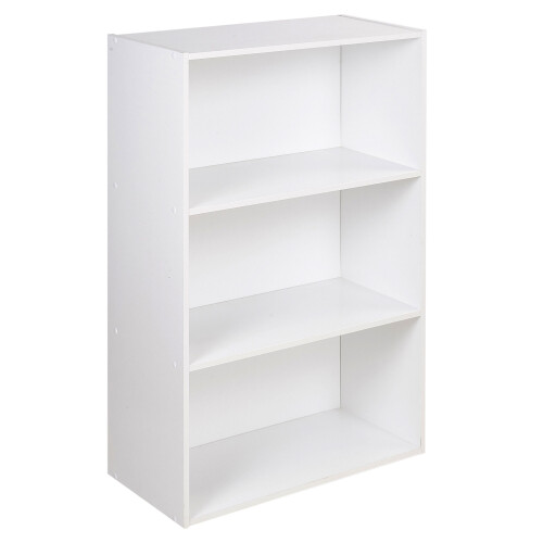 URBN Living (White) 5 Tier Wooden Display Bookcase Shelves Drawer 1