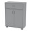 URBN Living (Grey) 5 Tier Wooden Display Bookcase Shelves Drawer 2