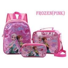 Pink Frozen Backpack School Bag 3 Pack Birthday Gift