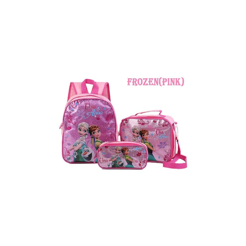 Pink Frozen Backpack School Bag 3 Pack Birthday Gift