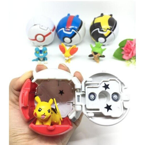 Pokémon Action Anime Figures Balls - Tamanho Pikachu 1
