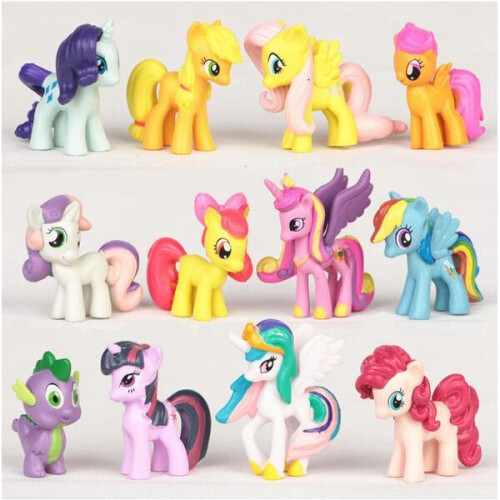 My Little Pony Figurinen - 12 Stück Weihnachtsgeschenke 1