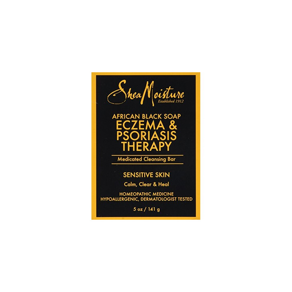 Shea Moisture African Black Soap Eczema Therapy Bar Soap - 5oz