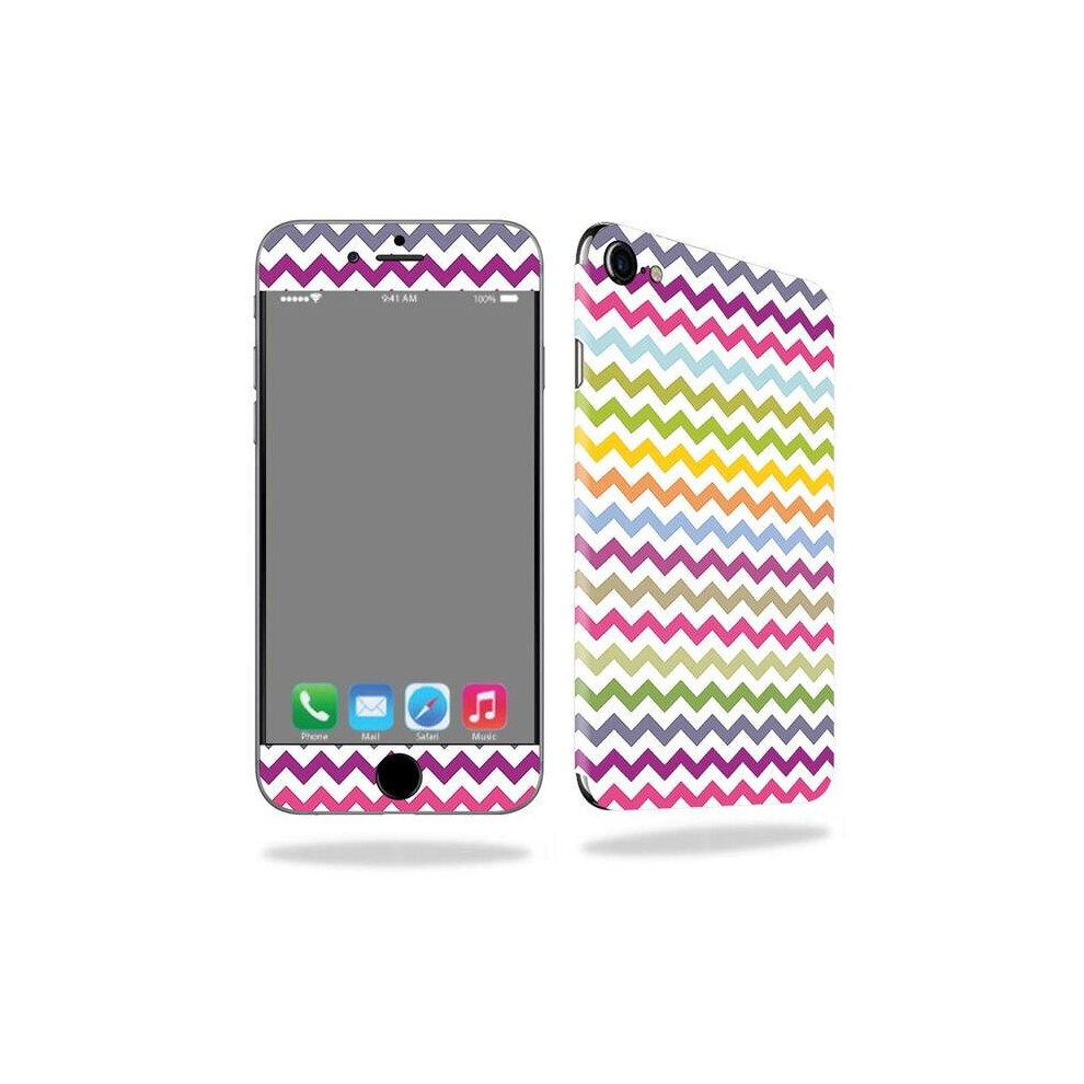 MightySkins APIPH7-Rainbow Chevron Skin Decal Wrap for Apple iPhone SE 2020 7 & 8 - Rainbow Chevron-image-OPC-PB596VG-NEW