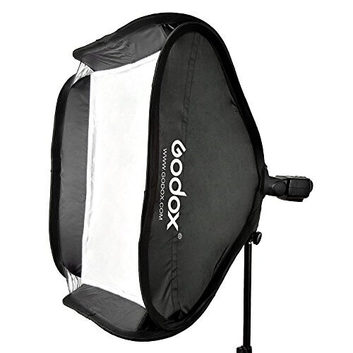 Godox Godox 60x60 Foldable Universal Softbox with S Style Speedlite Bracket for Flash Bowens Mount Accessories Direction Adjustable with TARION Flash 1