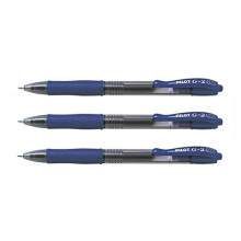 Pilot G2 10 Broad Tip 1 mm Blue Roller GEL INK PENS PACK OF 3