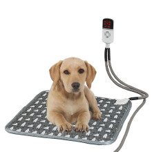 (UK Plug) Pet Heating Pad Waterproof Electric Heating Mat Adjustable Dog Cat Heated Bed