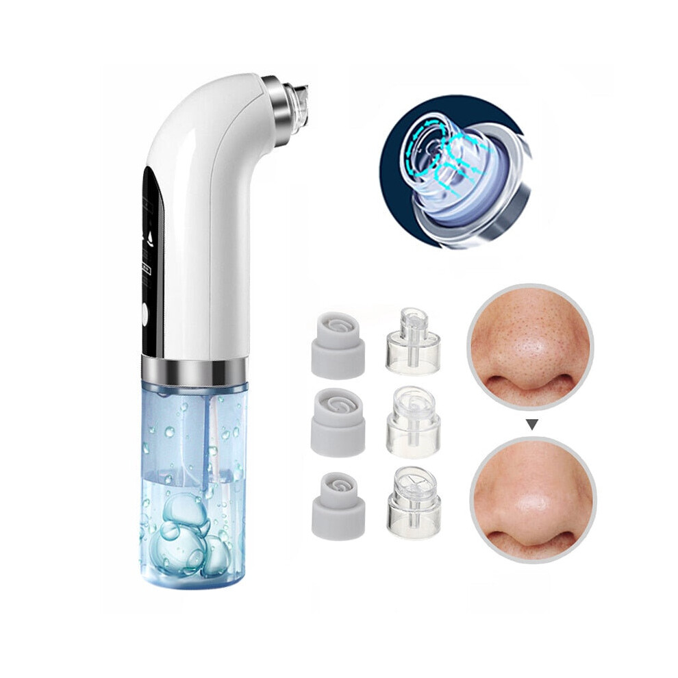 Hcsc Usb Rechargeable Blackhead Remover Pore Vacuum - Facial Cleansing Tool With Vibration Massage For Clearer Skin