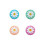 (A0189) 4pcs Silicone Soft ThumbStick Grip Cap For Nintendo Switch 9