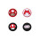(A0189) 4pcs Silicone Soft ThumbStick Grip Cap For Nintendo Switch 10