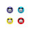 (A0189) 4pcs Silicone Soft ThumbStick Grip Cap For Nintendo Switch 6