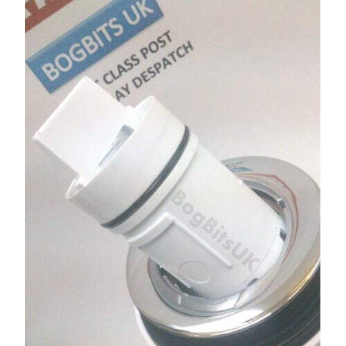 McAlpine STW3 Shower Waste Trap Clean Out Dip Tube Only White 75mm Long