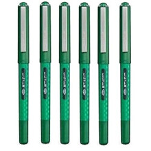Uni Ball Eye Designer Green Rollerball Pen Fine 0.7mm Nib Tip 0.5mm Line Width Designer Series Quick Drying Pigment Ink UB-157D (Pack Of 6)