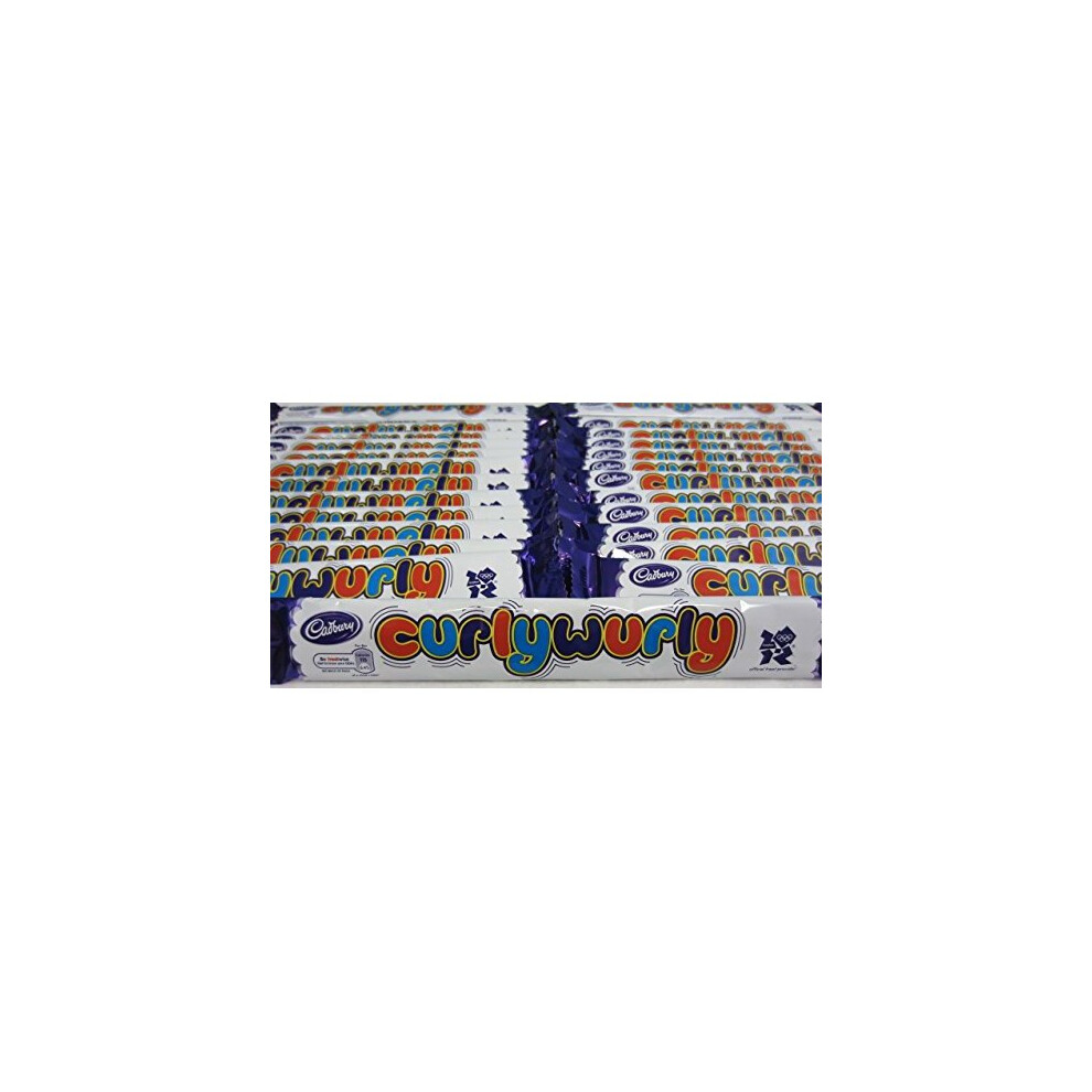 Cadbury Cadbury's Curlywurly Chewy Caramel Chocolate - Full Box 60 Bars