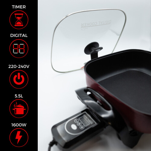 (Digital Cooker Pan) Slow Cooker Starlyf Digital Cooker 1
