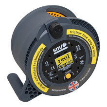 SMJ Electrical RP2010 Cable Reel, 2400 W, Black/Yellow