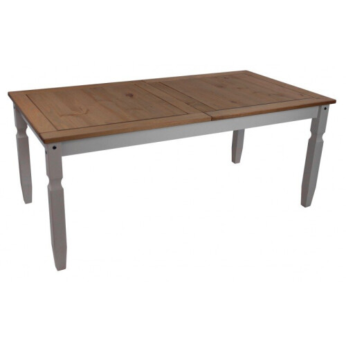 Mercers Furniture Corona Grey Wax 6'0" Dining Table Solid Pine Furniture