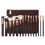 Professional make-up brushes 15pcs Christmas gifts BROWN 1