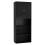 URBN Living (Black) 3 Tier Book Shelf Deep Bookcase Cabinet Display 1