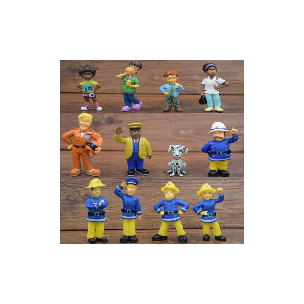 Trade Max Fireman Sam Figures, 12Pcs Per Pack